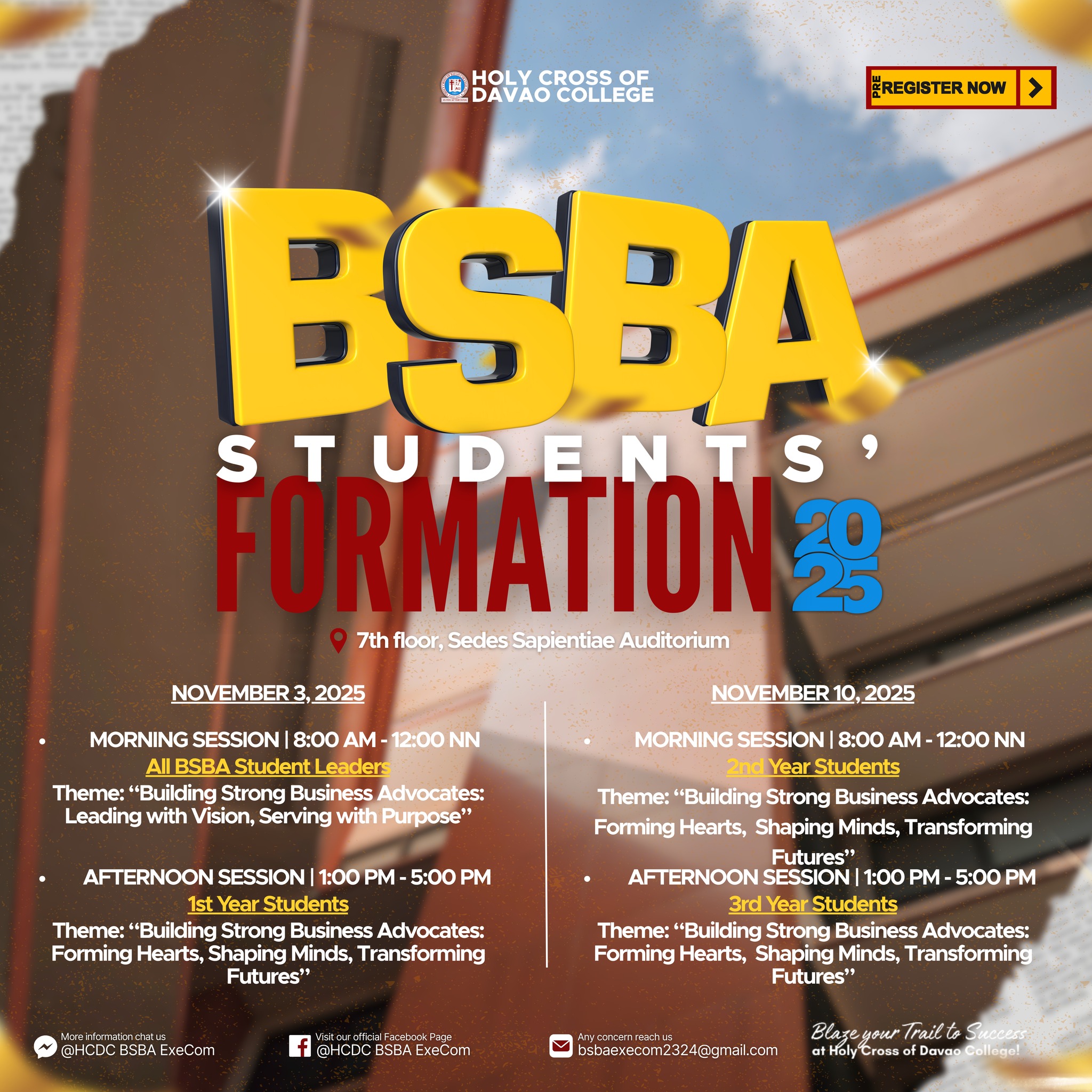 ATTENTION, BSBA COMMUNITY! The BSBA... - HCDC BSBA ExeCom | Facebook
