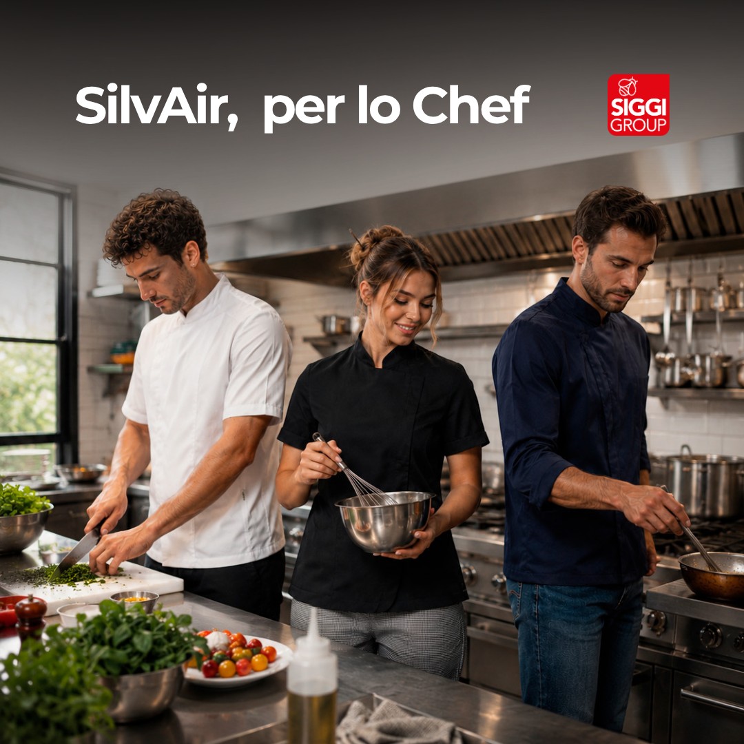 Siggi Group Giacca Chef Nick Uomo Manica Corta – Bianco, Tessuto Elasticizzato Per Massimo Comfort - 2