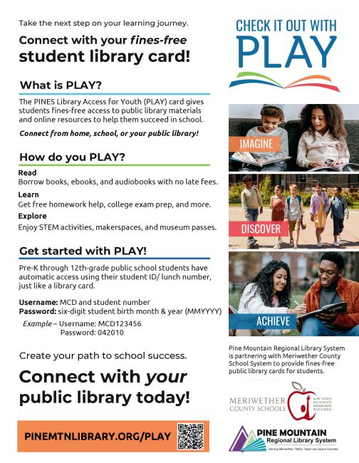Meriwether - Connect with your fines-free student library card! What is ...