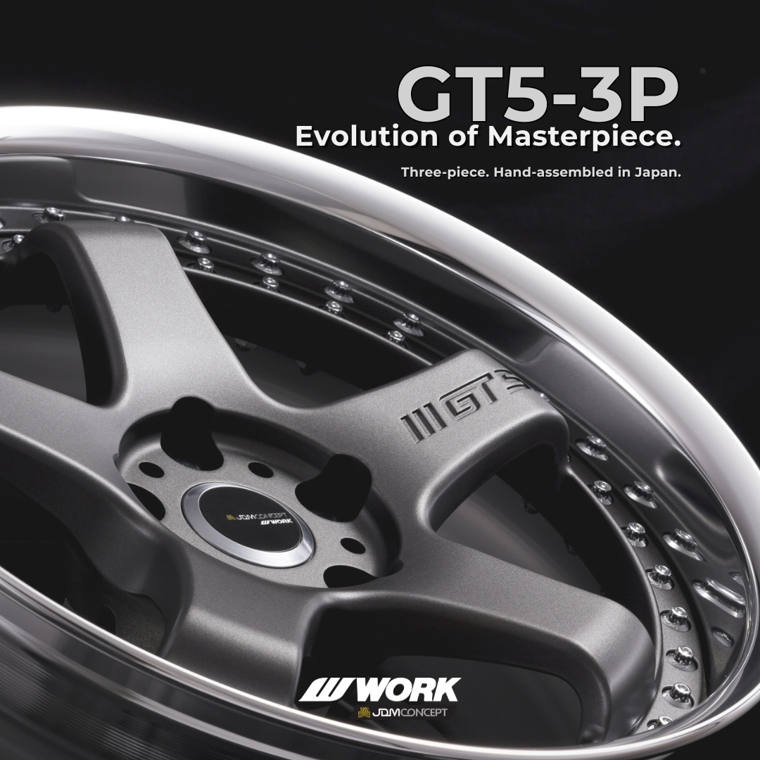 GT5-3P — Evolution of Masterpiece. Three-piece. Hand-assembled in