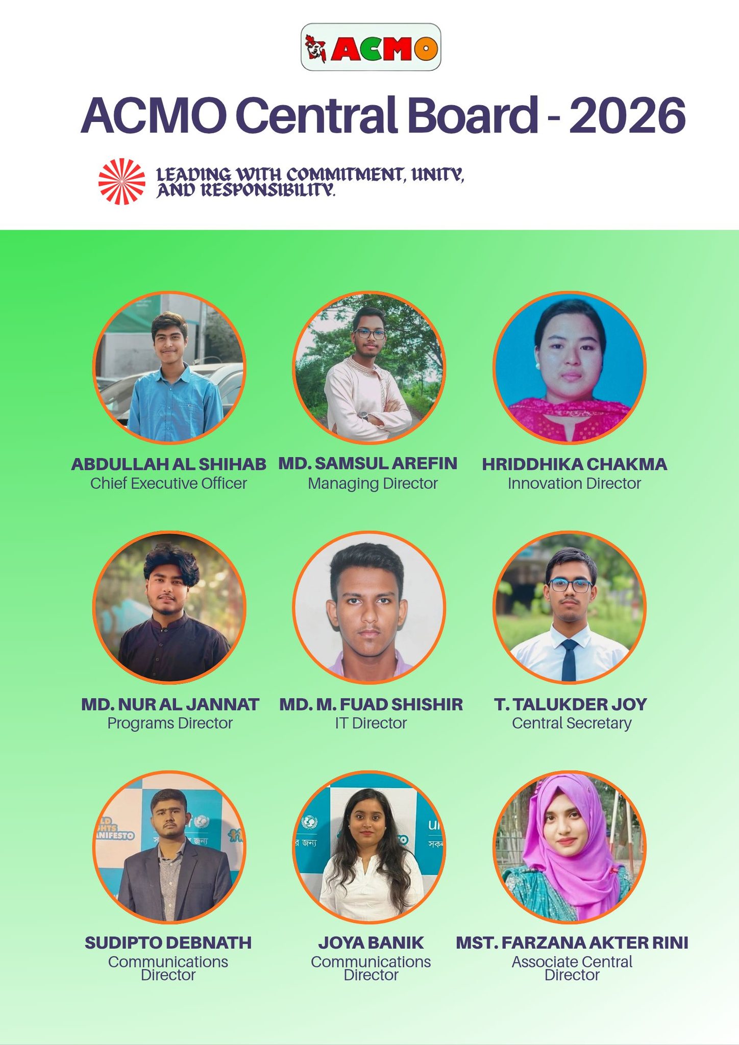 Anti - Proudly presenting the ACMO Central Board – 2026 💚 A team driven ...