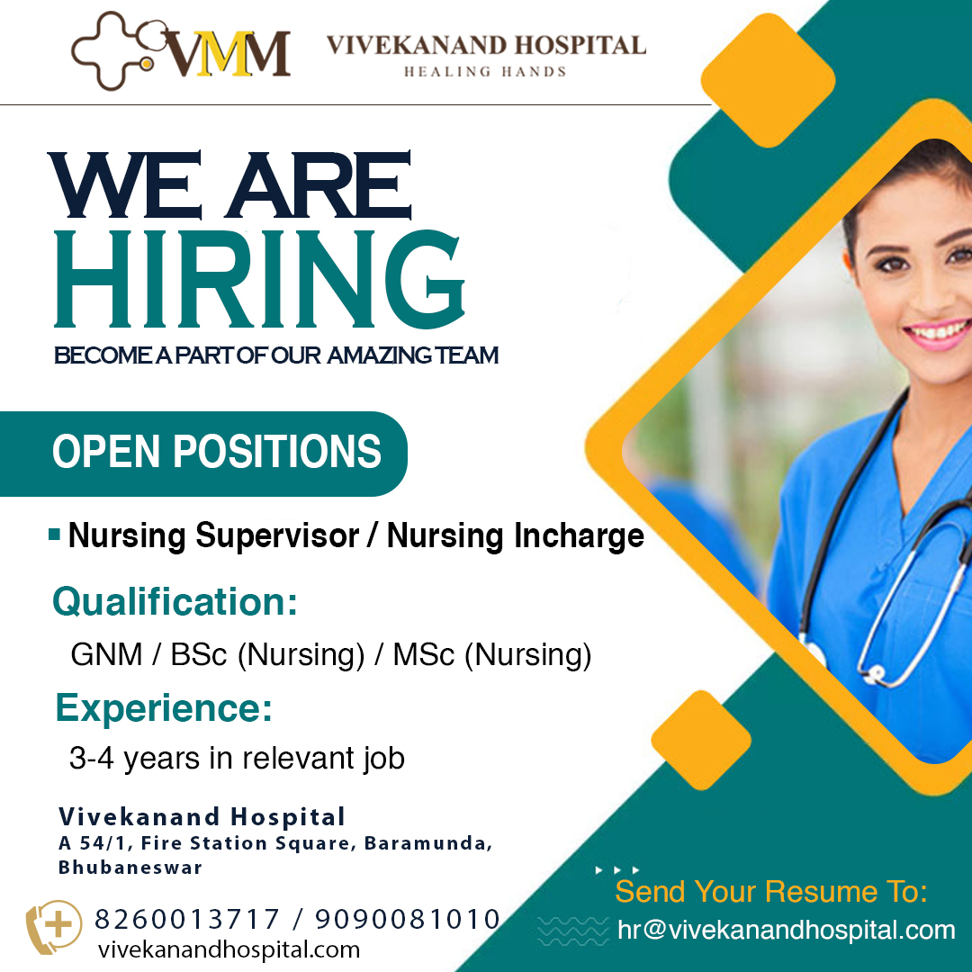 Vivekanand - 🚨 WE ARE HIRING! 🚨 Join the Vivekanand Hospital family!💙 ...