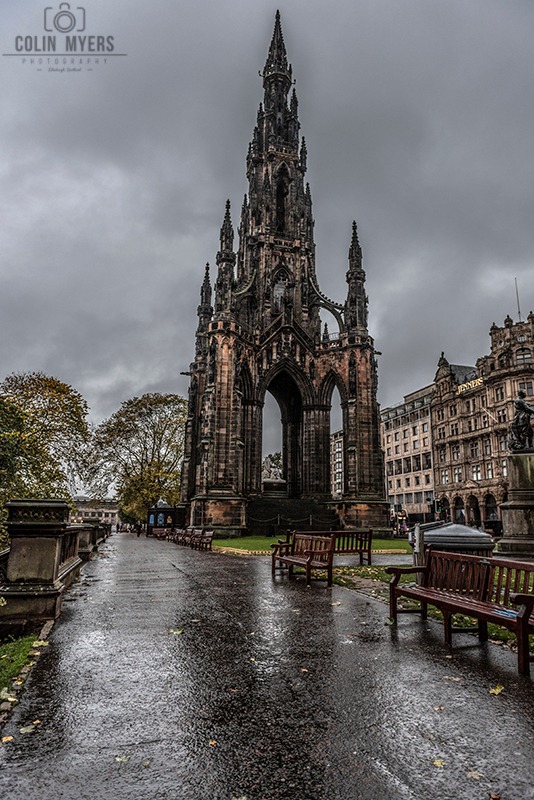 Old - There's nowhere that does rain better than Edinburgh. Fair enough ...