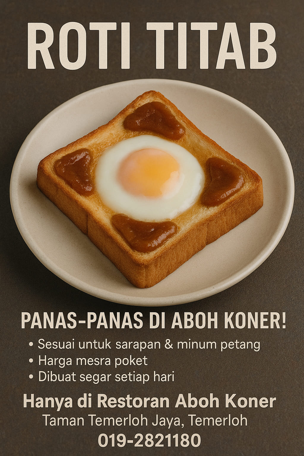 Restoran - 🥪 Asal Usul Roti Titab 1. Asal dari Kopitiam di Kota Bharu ...