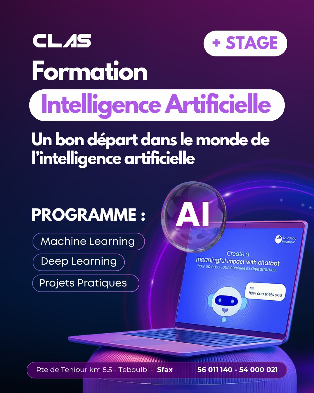 CLAS - 🤖 Démarrez votre avenir en IA avec CLAS ! Formation en ...