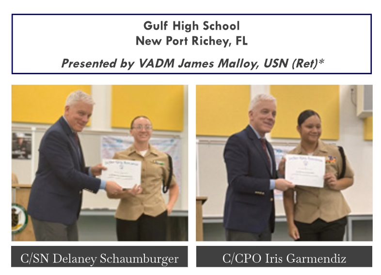 Gulf - From the GHS NJROTC Department: The Surface Navy Association ...