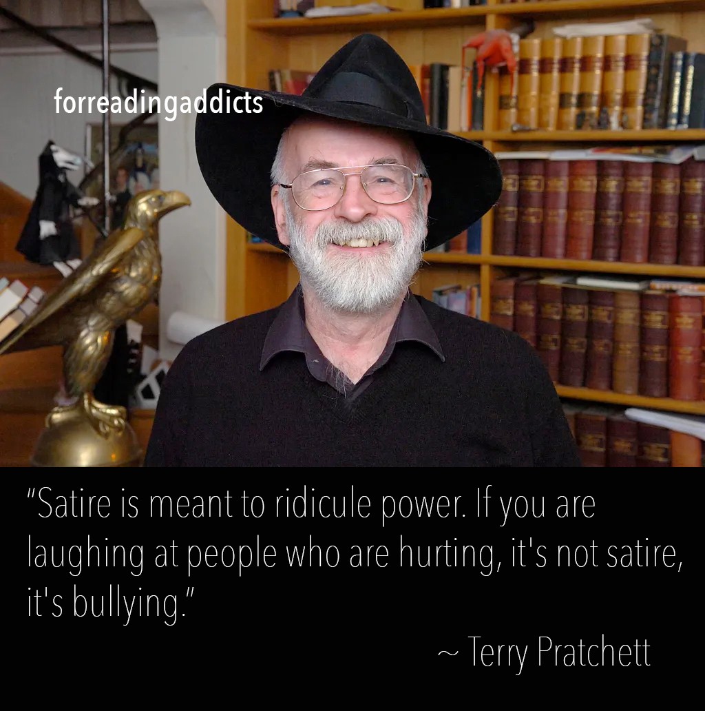 “Satire is meant to ridicule power.... - For Reading Addicts | Facebook