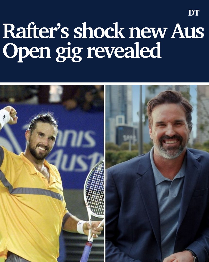 Daily - Aussie tennis ace Pat Rafter is back at the Australian Open ...