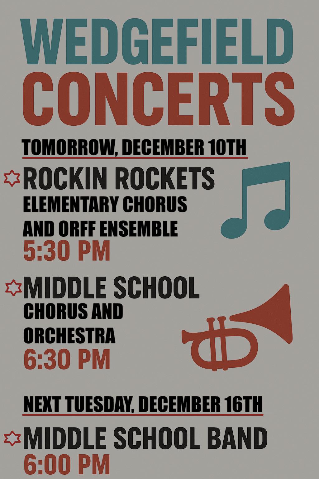 Wedgefield School - Rockets! Tomorrow is BLACK & WHITE day for our ...