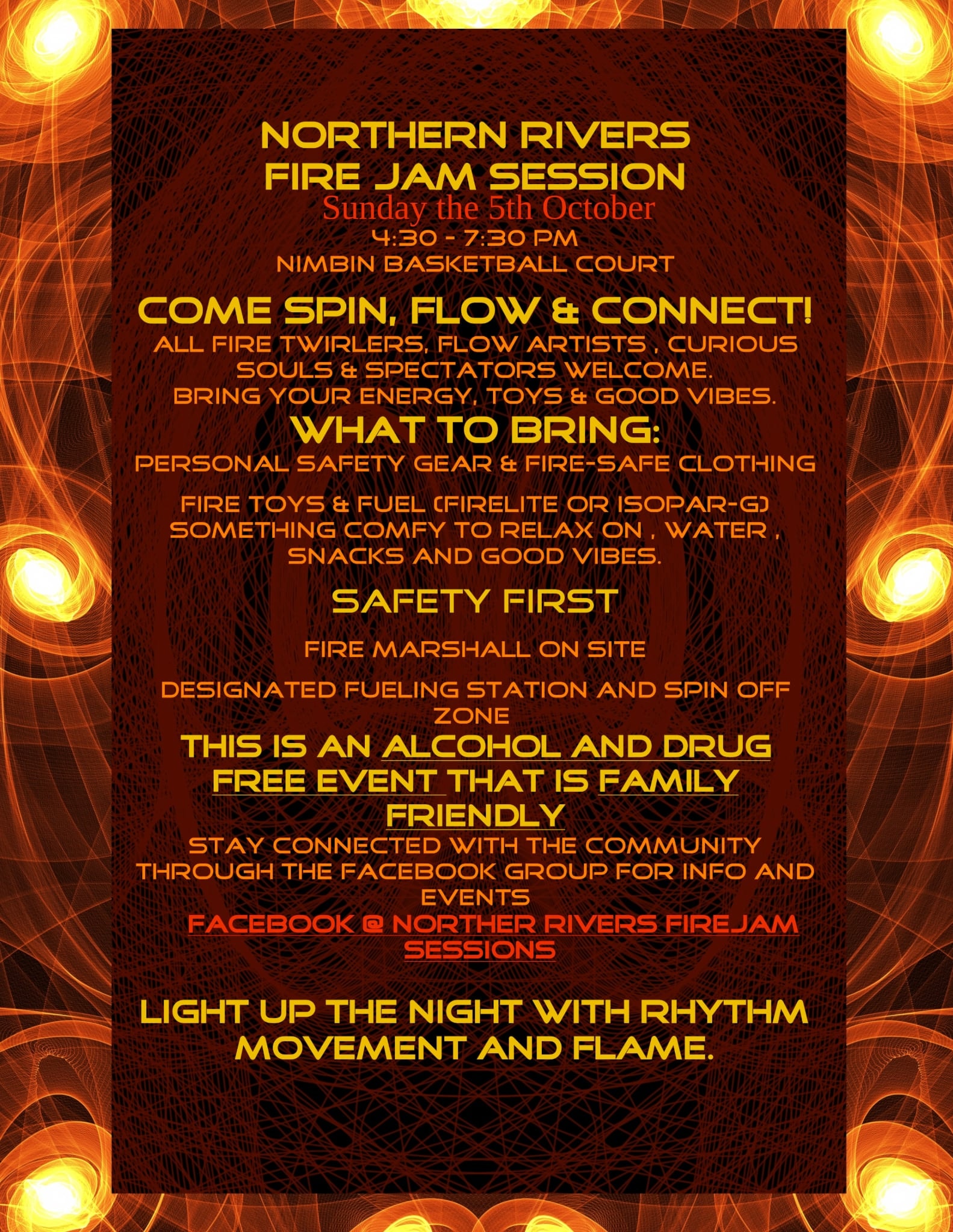 Northern Rivers Fire Jam Session (Nimbin) 4th Edition