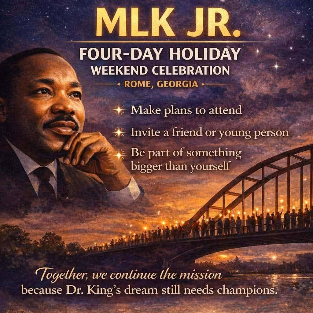 Georgia's Rome - MLK DAY WEEKEND EVENTS | ROME, GA ... | Facebook