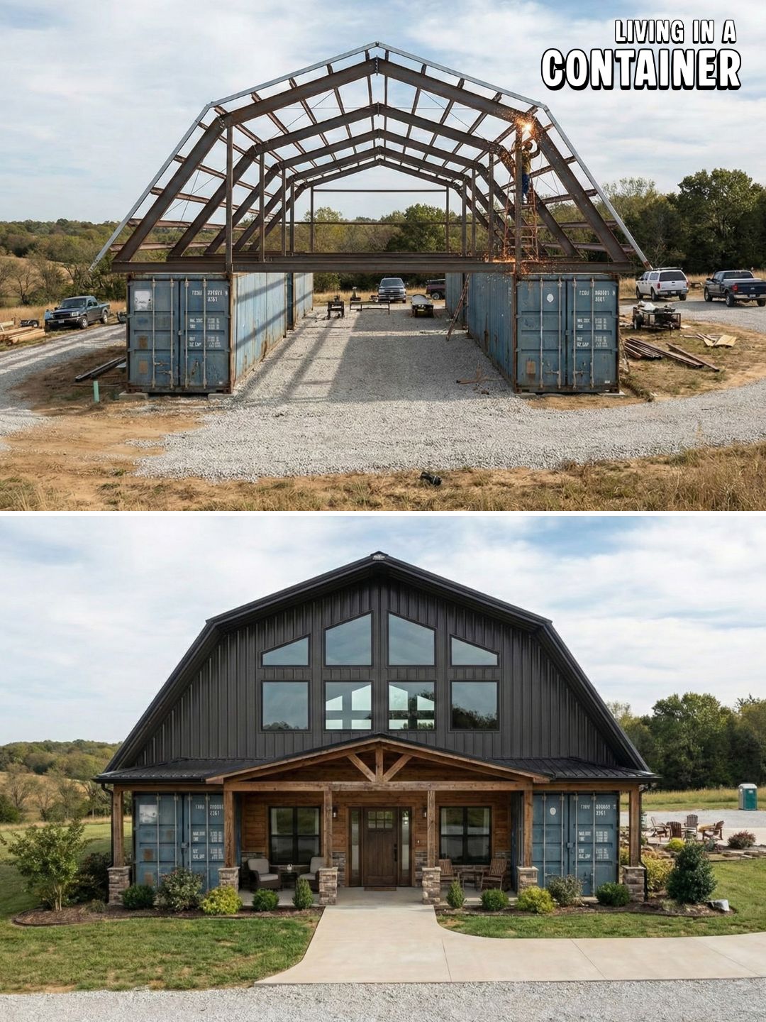 Living - They Spaced 4 Containers Apart And The Result Is The Ultimate ...
