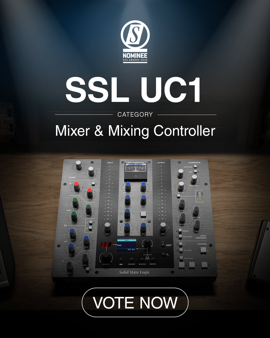 Solid State Logic is delighted to announce that both the SSL UC1