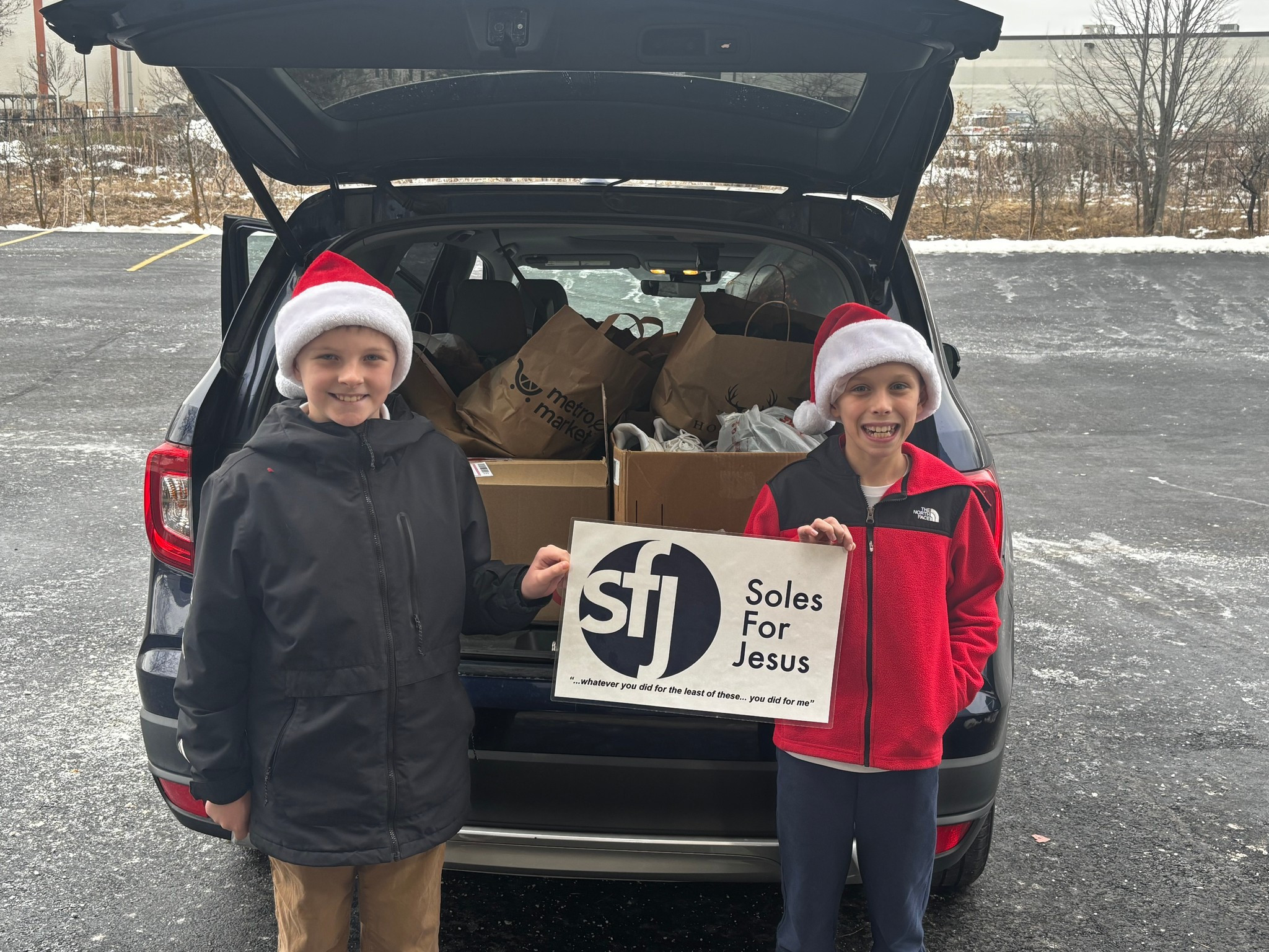 Soles - Meet George & Colton! Two boys on a mission to spread the love ...