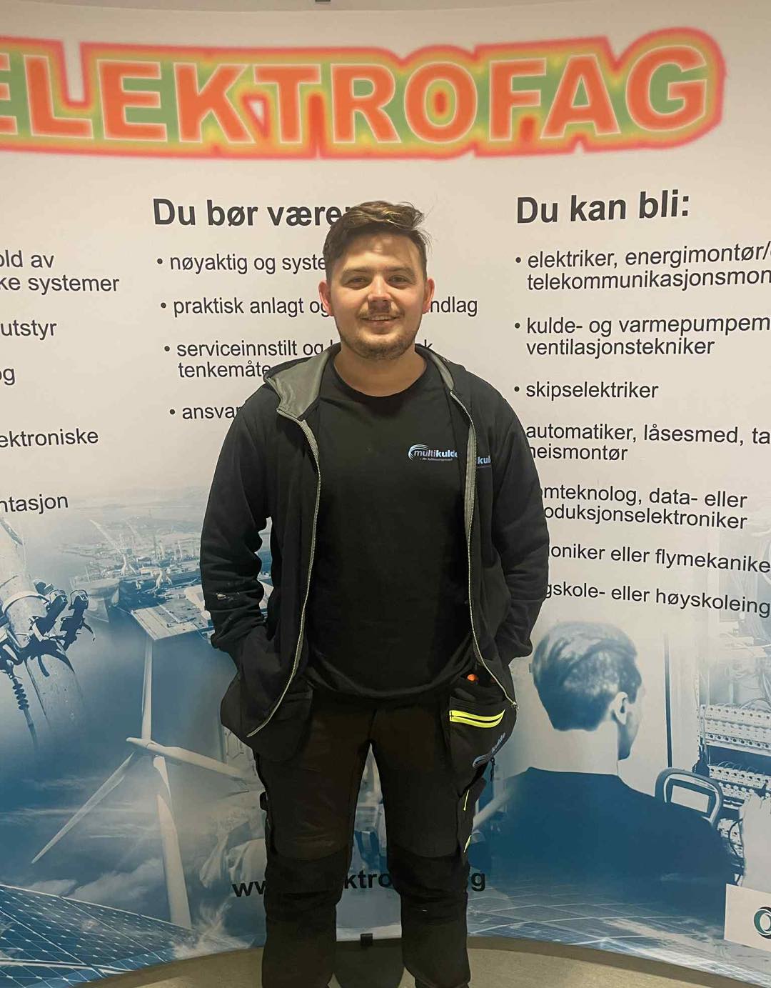 Elektrofag - Vi gratulerer Tobias Urke med fagbrev som kulde- og ...