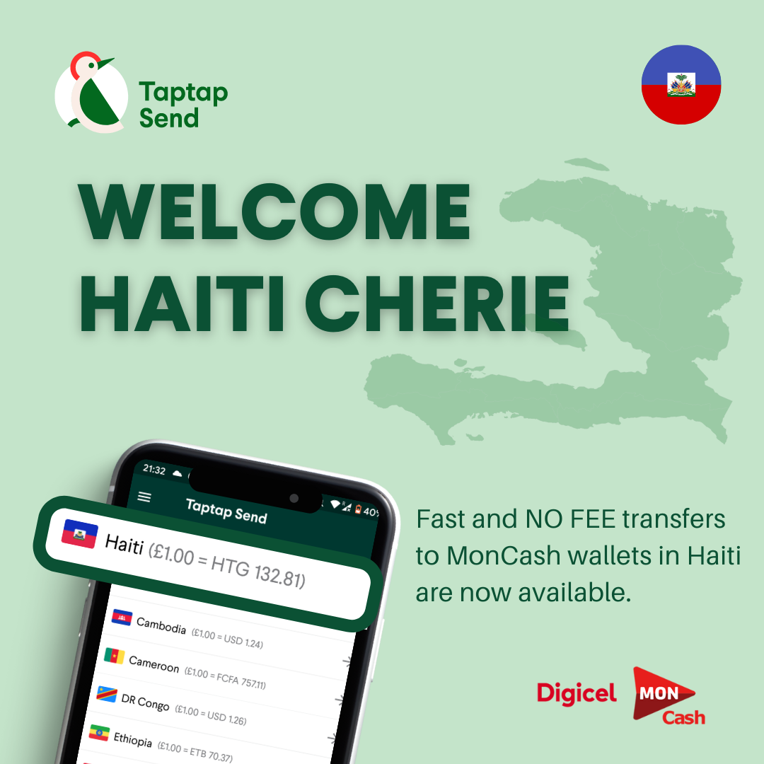 Taptap Send - 🇭🇹 🥳 Say hello to our first recipient...