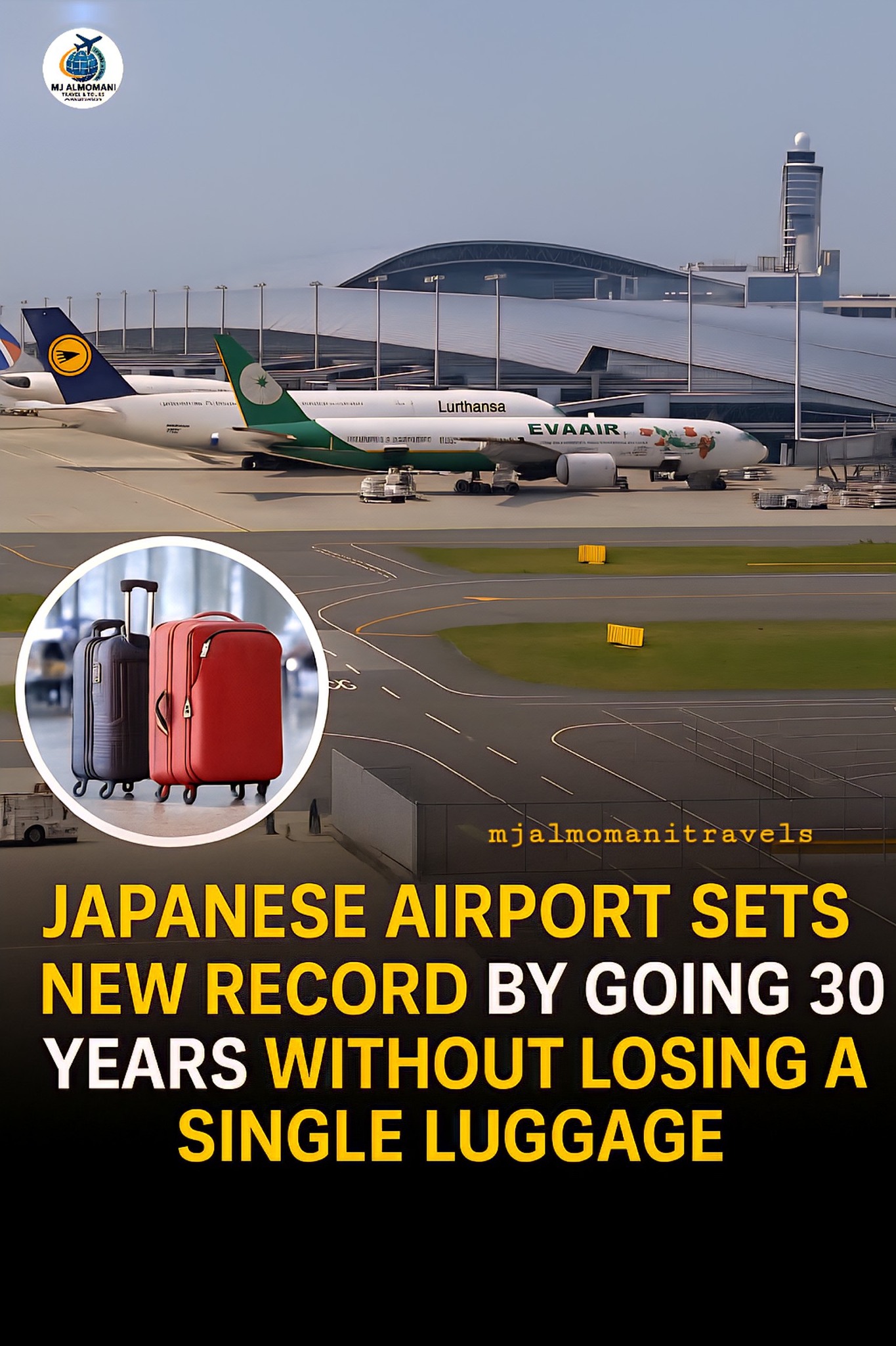Zero luggage lost: Japan's Kansai Airport keeps 30-year record going