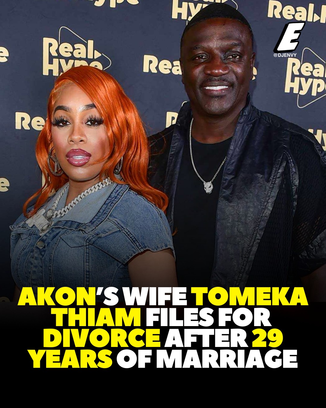 DJ ENVY - 🚨 AKON ’s wife Tomeka Thiam has filed for... | Facebook