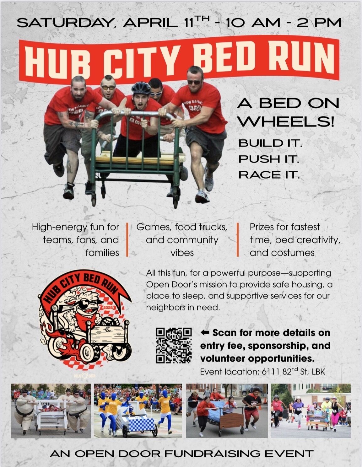 Open - 📣 Calling all teams, families, and fun-lovers! The Hub City Bed ...