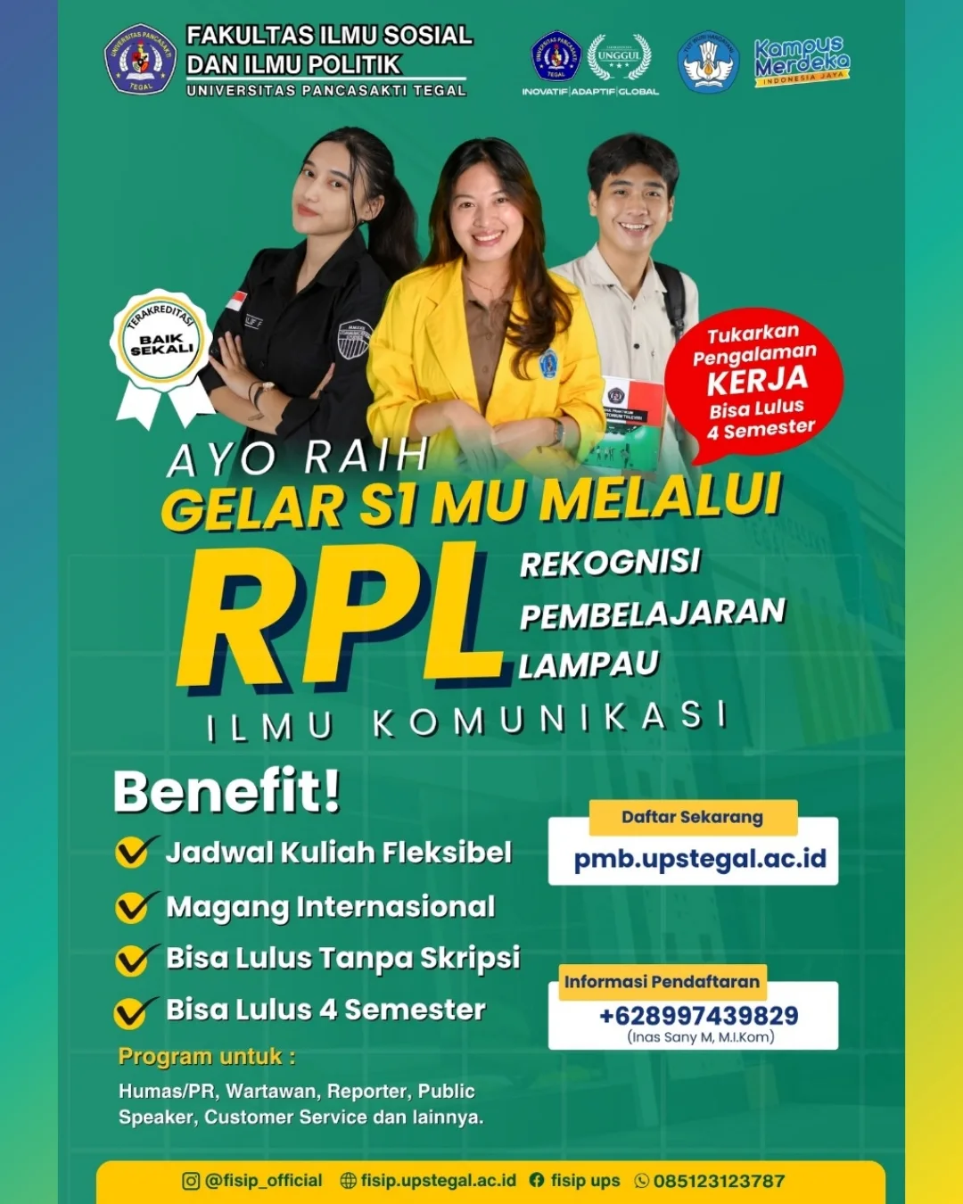 Universitas - 💼📚 Program RPL Fakultas Ilmu Sosial & Ilmu Politik hadir ...