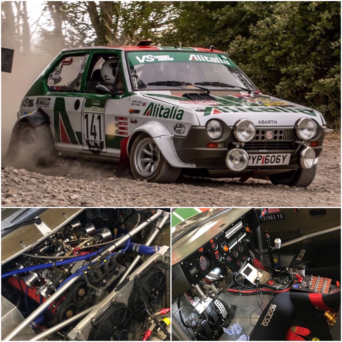Rally - For sale: Fiat Strada Abarth rally car - V6, RWD - 250bhp. Link ...