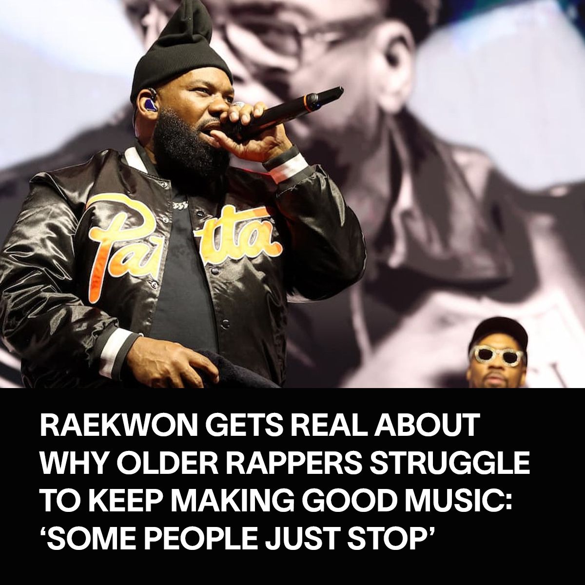 Hip-hop is frequently considered a young man