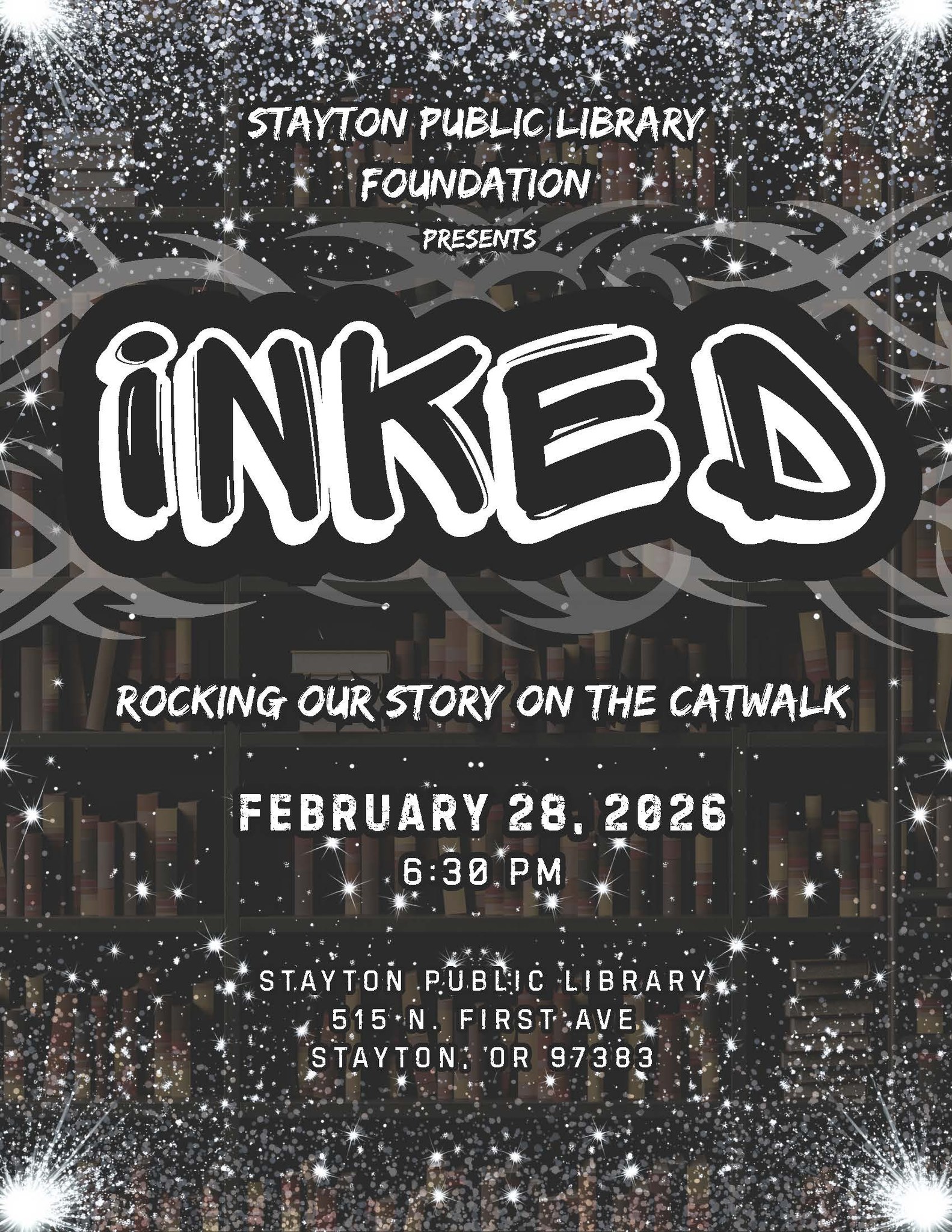City - Tickets are on sale now for INKED at the Stayton Public Library ...