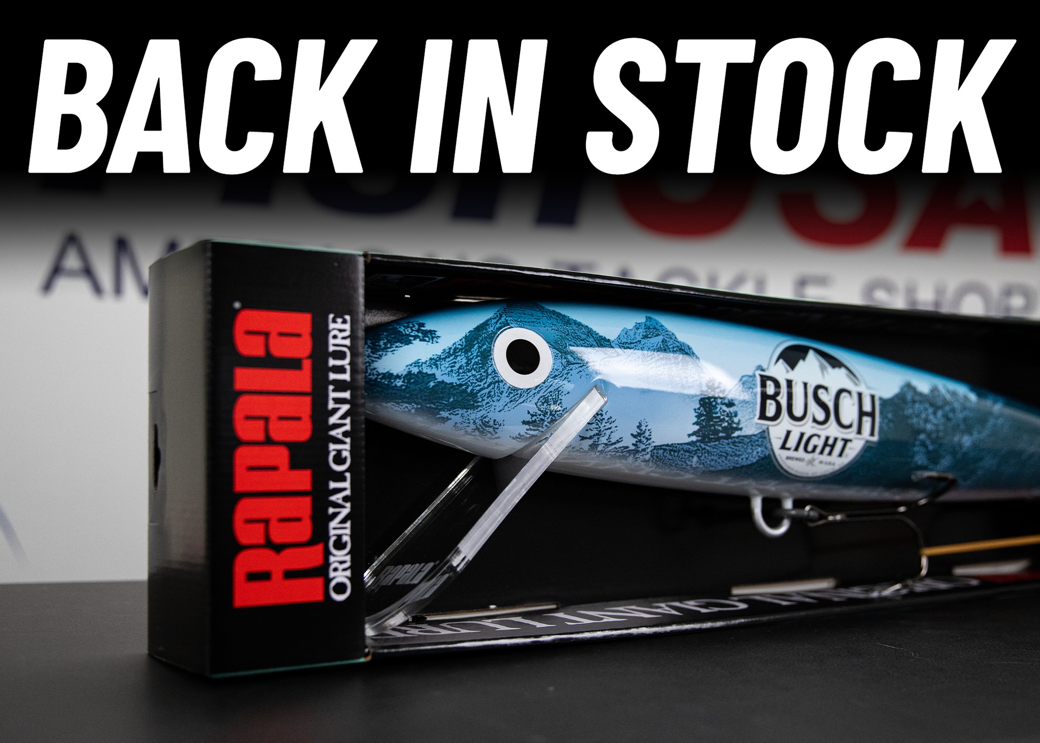 busch light fishing lure Bottle Bobbers Makes a natural centerpiece in a woodsy bar setting Rapala 29" Giant Lure -