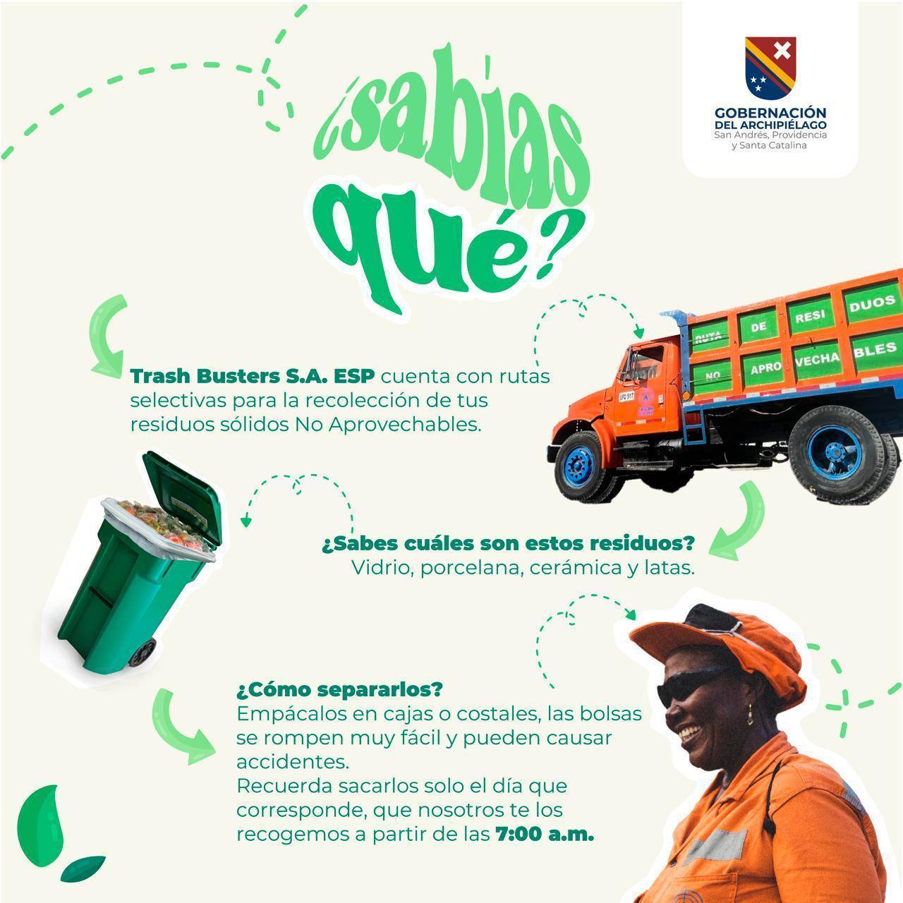 REVISA TU RUTA DE RESIDUOS NO APROVECHABLES 🚛🗑️ La Secretaría de ...