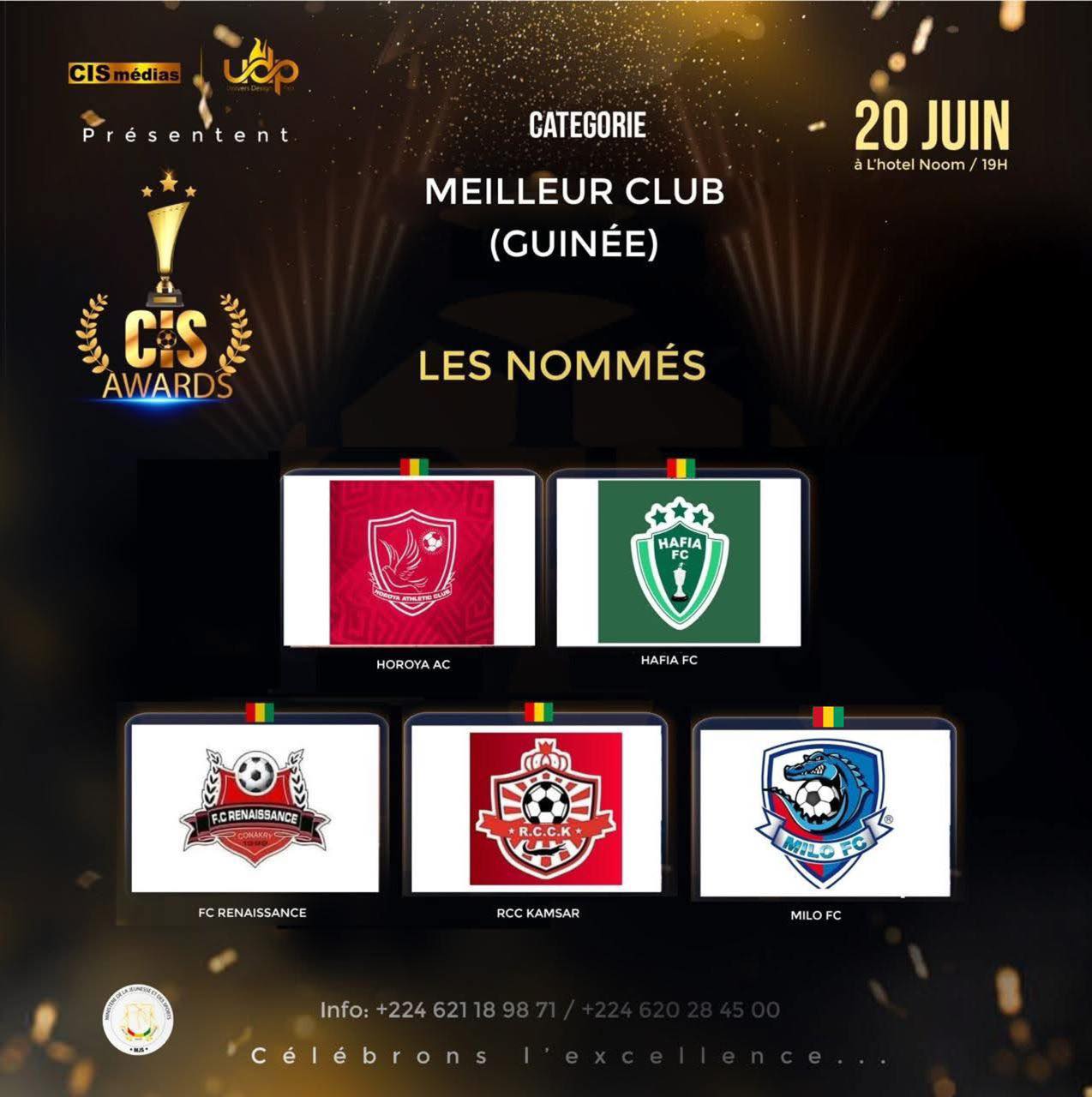 Med - 🚨 OFFICIEL ! La liste des meilleurs clubs guinéens de la saison a ...
