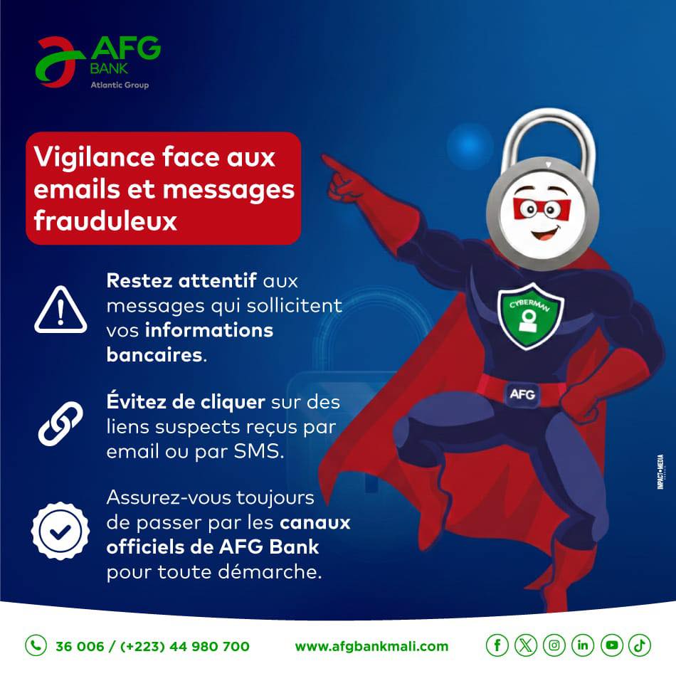 AFG - Rappel important pour votre sécurité Votre sécurité est une ...
