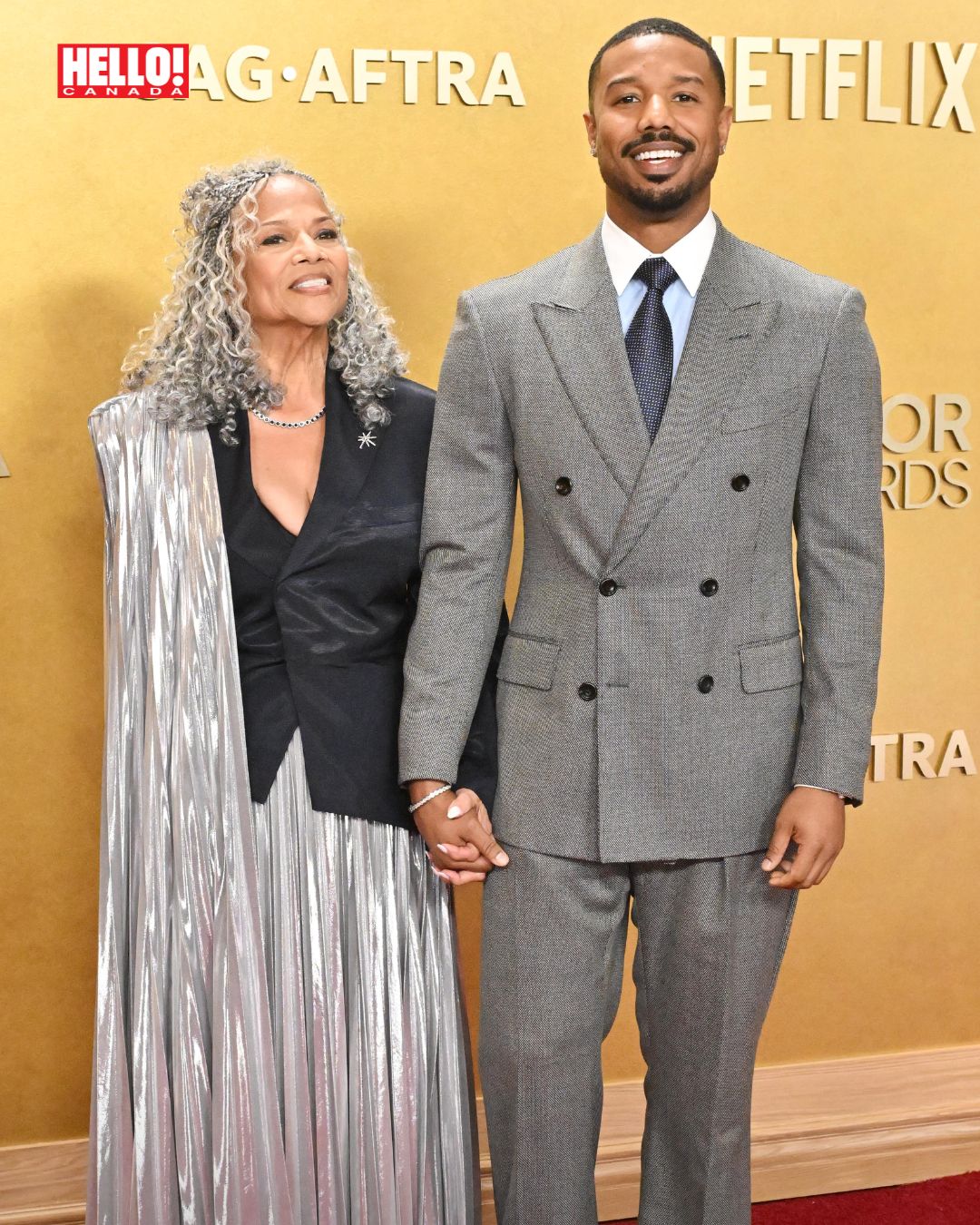 HELLO! Canada - Michael B. Jordan thanked his mom, Donna... | Facebook