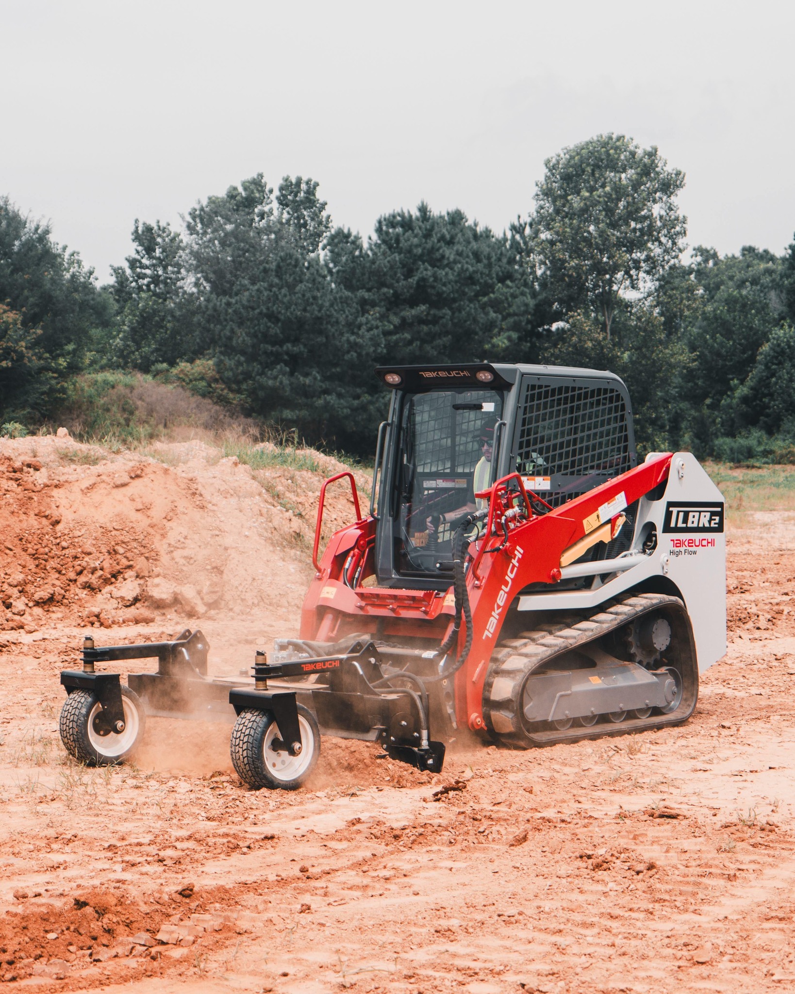 Mountain - Power, precision, and performance, the Takeuchi TL8R2 raises ...