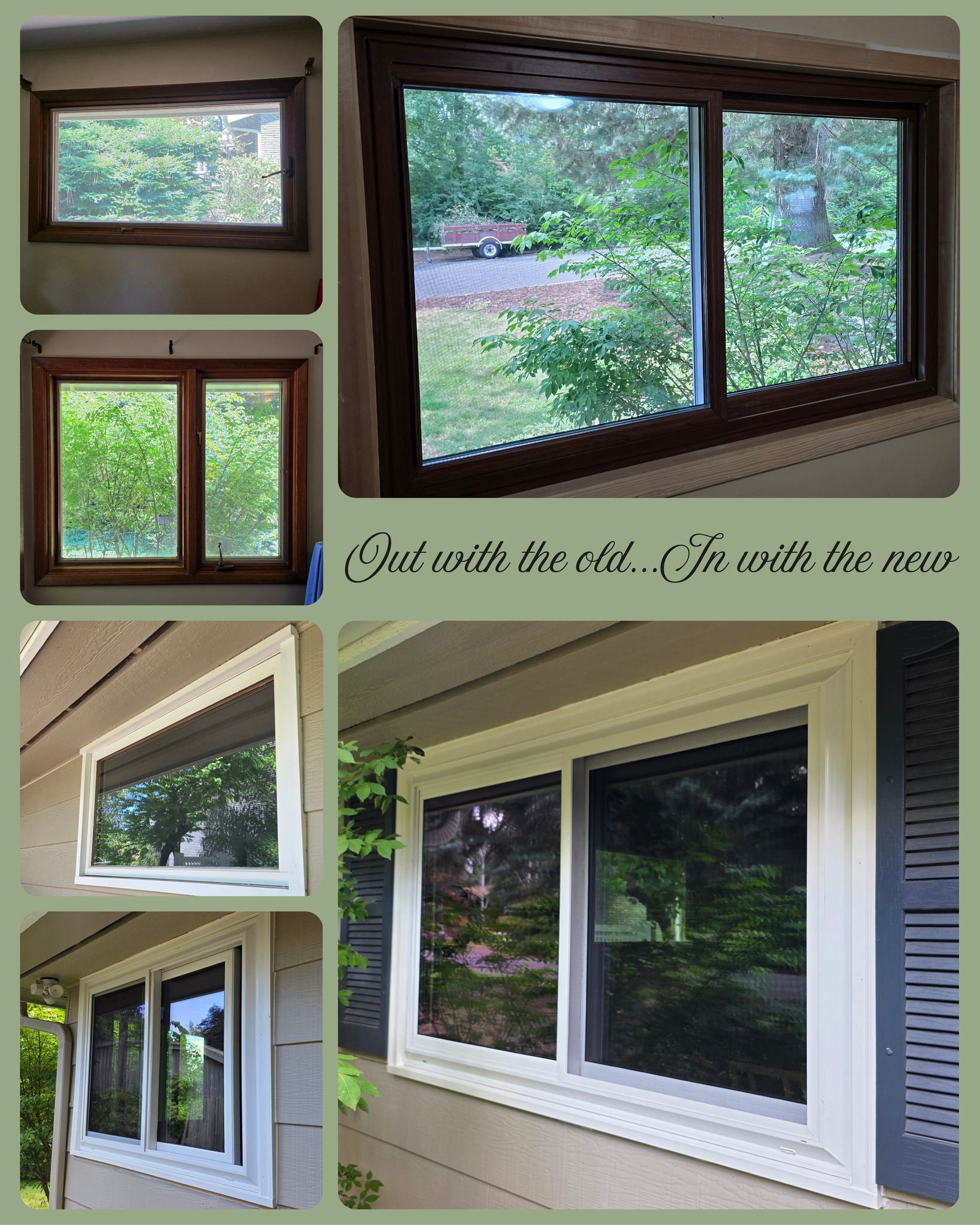 Greater - Window Upgrade Complete! We replaced outdated brown-trim ...