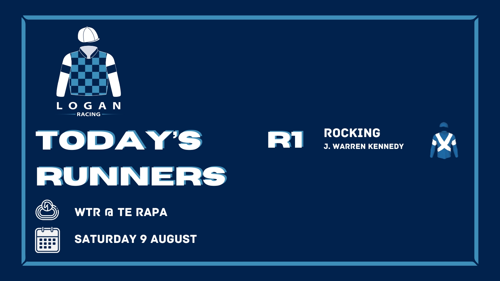 Logan - Te Rapa Bound 🐴 We head to Te Rapa today with just the one ...