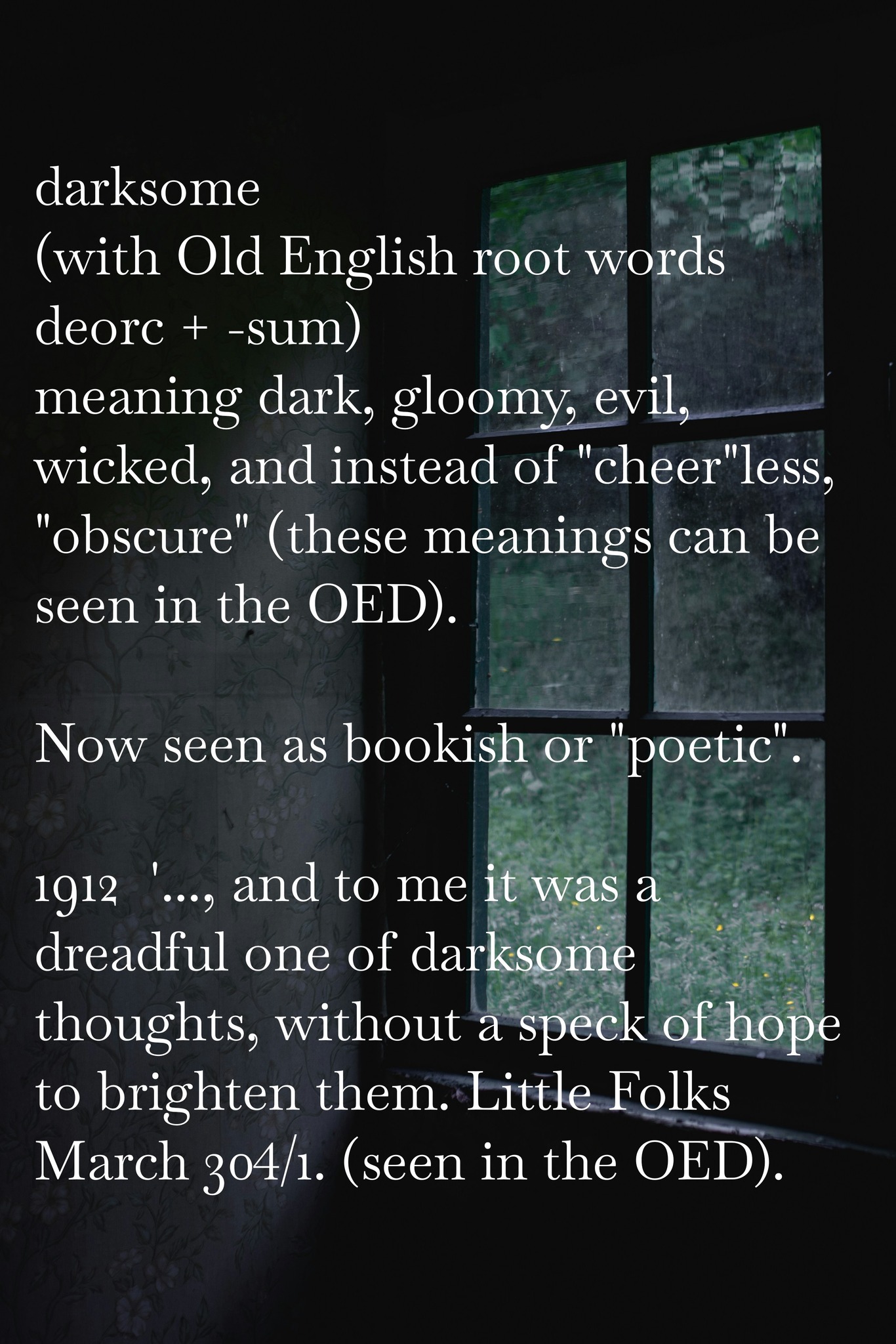 New English - A list of highbrow English words from Old... | Facebook