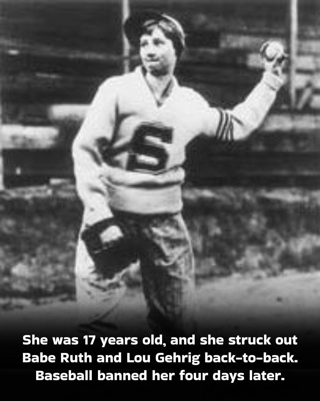 A Solo - She was 17 years old, and she struck out Babe Ruth and Lou ...