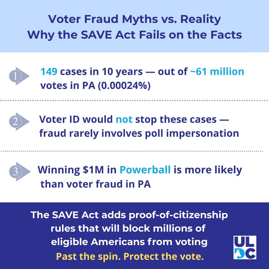 Voter fraud is rare, but... - Upper Lehigh Democratic Club | Facebook