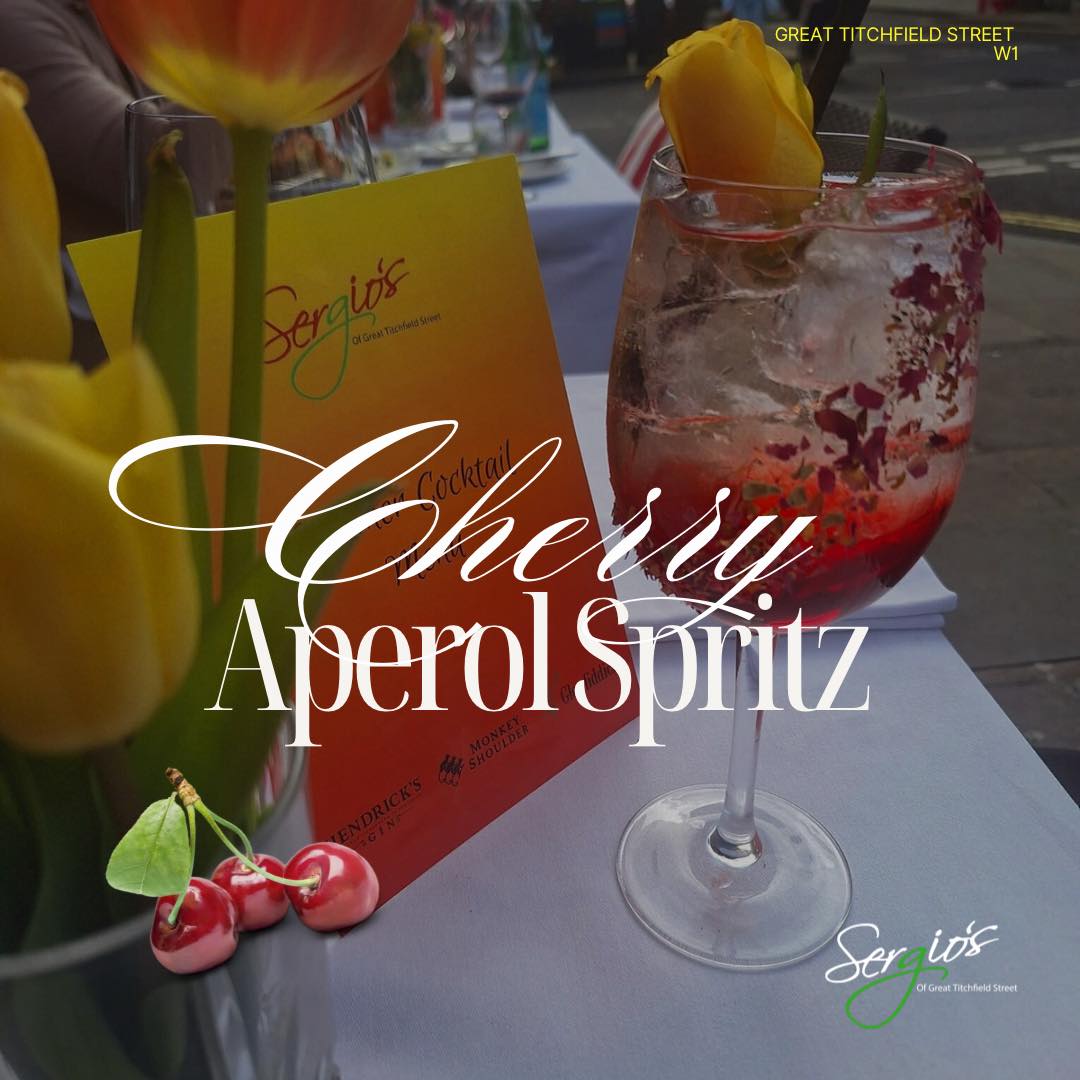SergiosW1 - 🍒🌸 Sip into Summer with our Cherry Aperol Spritz! 🌸🍒 There ...