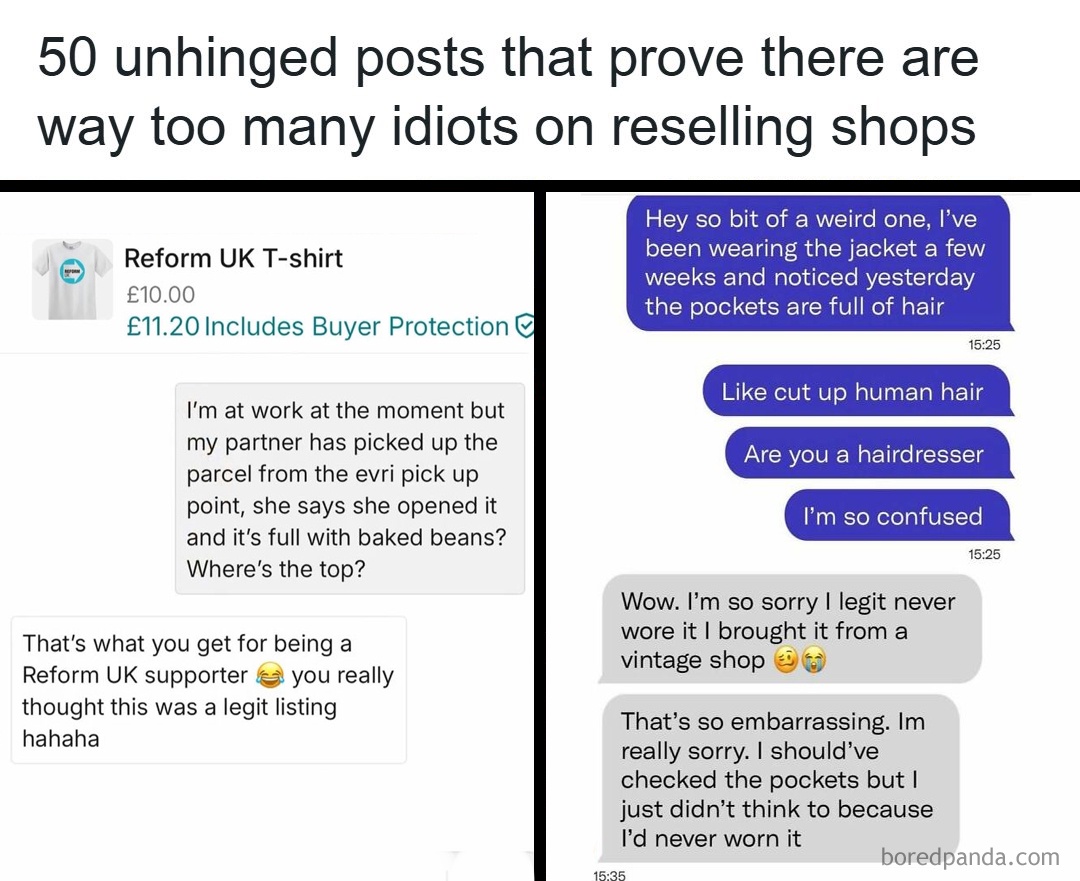 Bored - 50 unhinged posts that prove there are way too many idiots on ...
