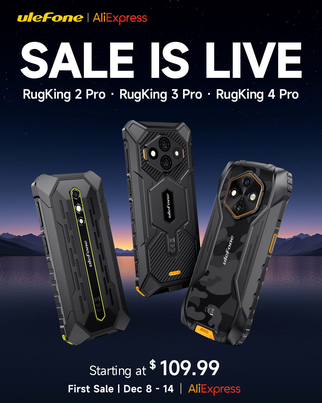 Ulefone - First Sale is LIVE! 🔥 Time to get the new value kings ...