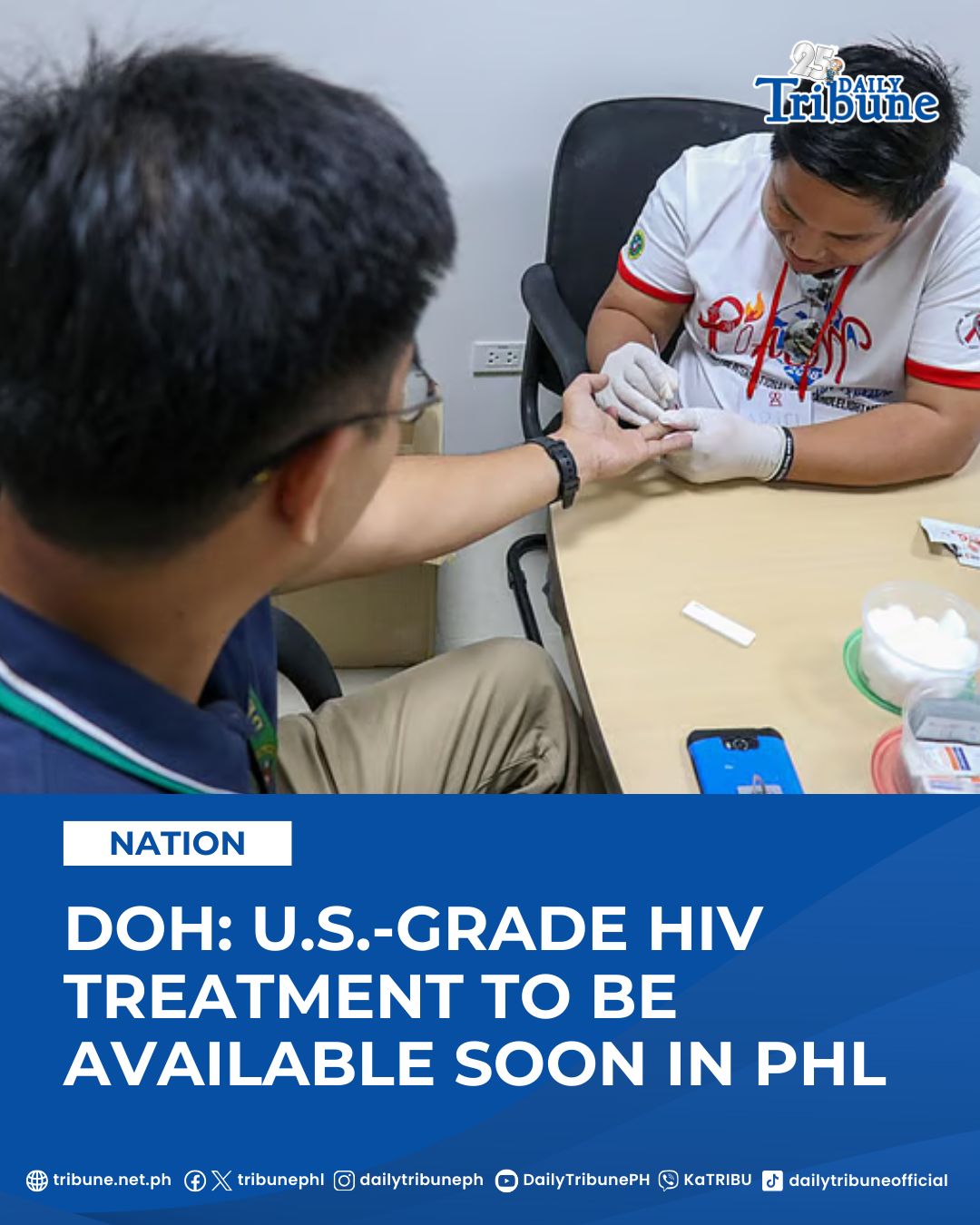 Daily Tribune - LONG-ACTING HIV TREATMENT COMING TO PH... | Facebook