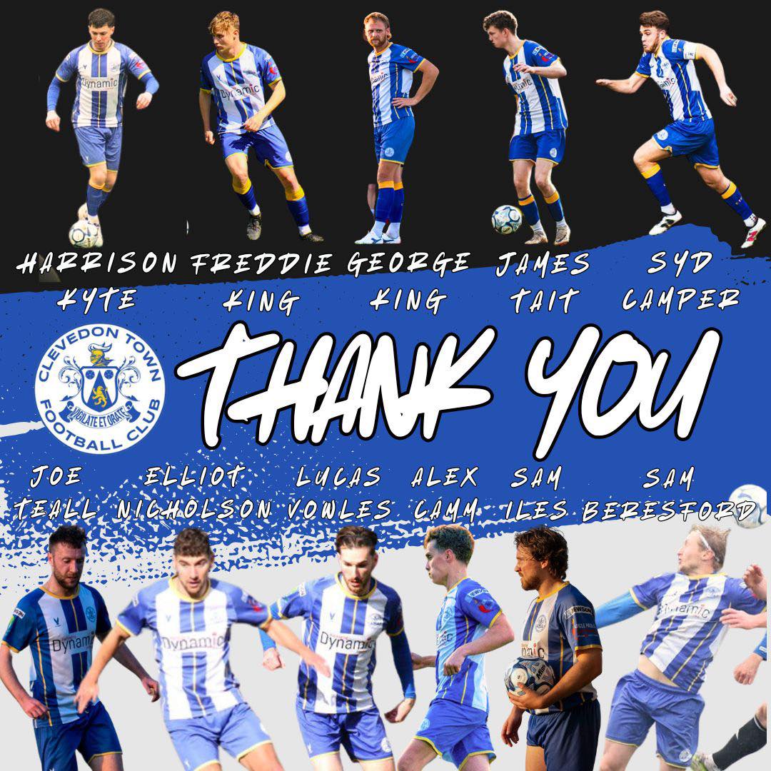 Clevedon - Clevedon Town FC would like to wish our departing players ...