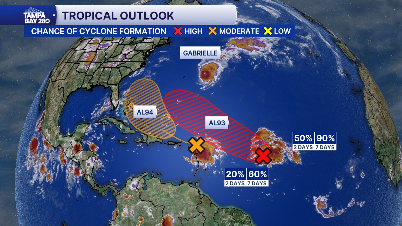 Greg - TROPICS | As of the 8 AM update from the NHC, we now have two ...