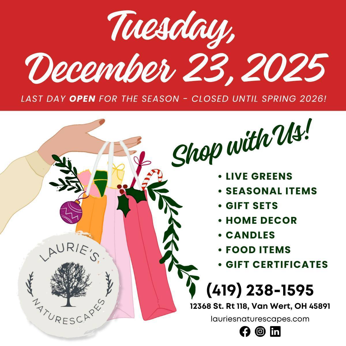 ⭐ Tuesday, December 23, 2025 ⭐... - Laurie's Naturescapes | Facebook