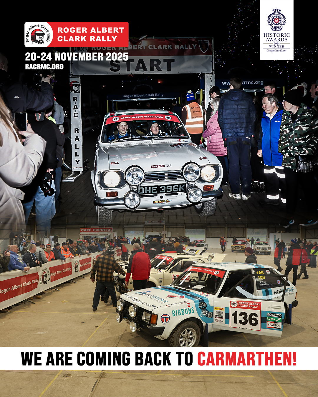 Roger - 🏴󠁧󠁢󠁷󠁬󠁳󠁿 Coming back to Carmarthen! The Roger Albert Clark Rally ...