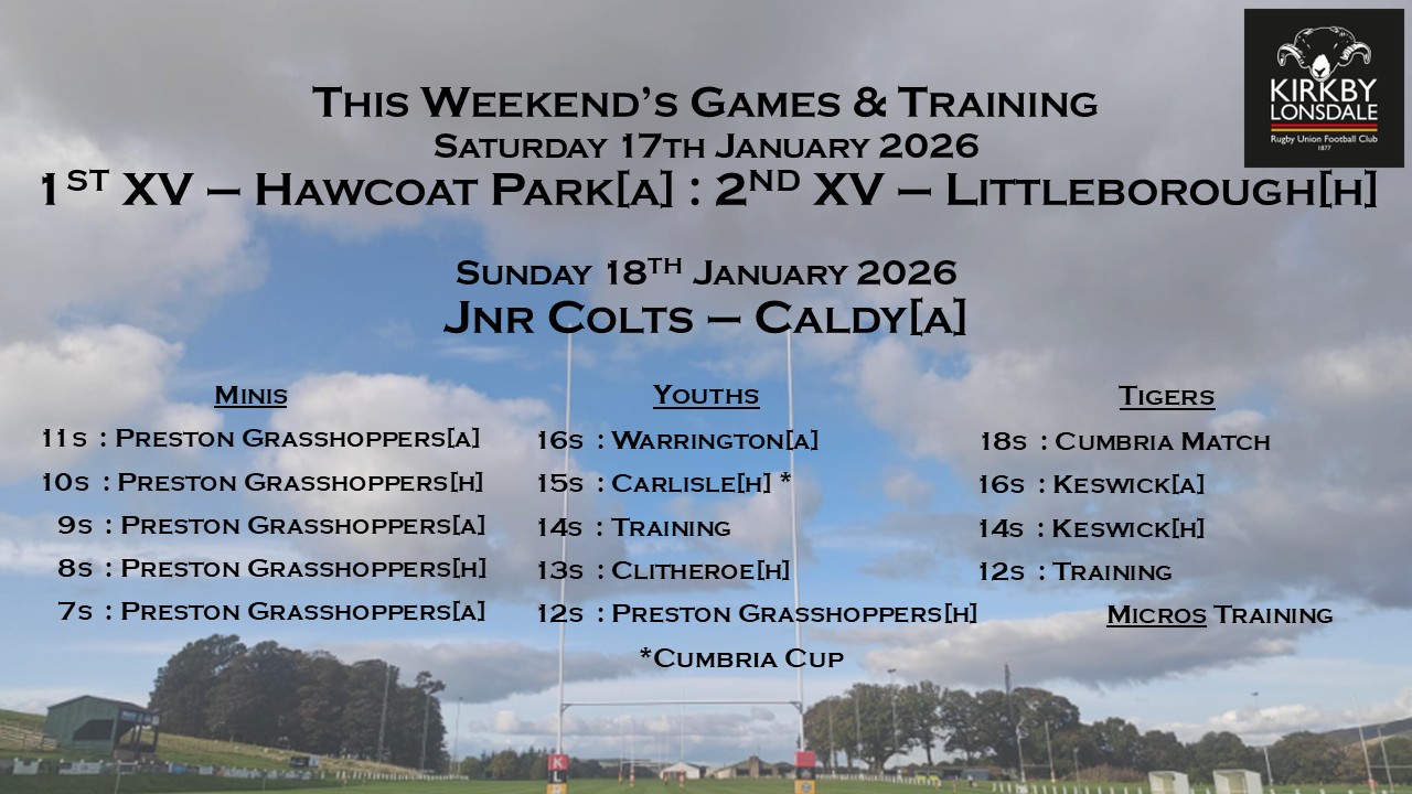 Kirkby... - Kirkby Lonsdale Rugby Union Football Club