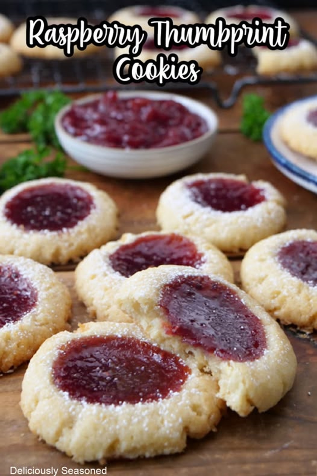 Recipes - RASPBERRY THUMBPRINT COOKIES! Easy to make buttery cookies ...
