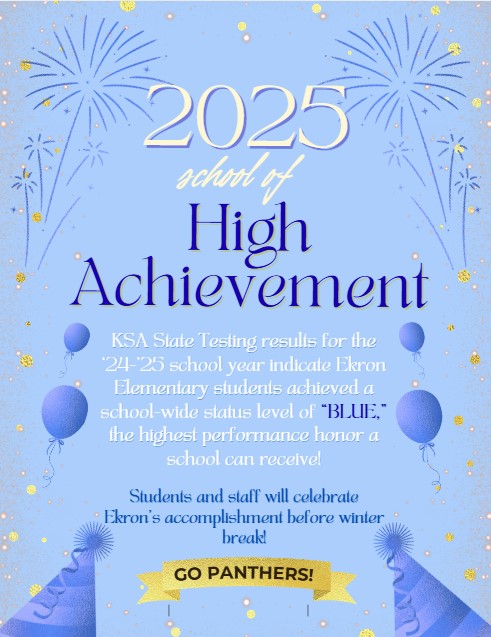 Ekron - Ekron teachers and staff are proud to celebrate the hard work ...