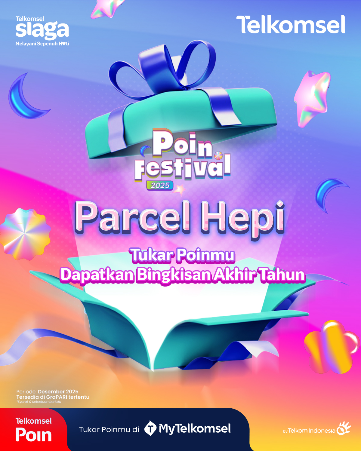 Telkomsel - Makin dekat sama akhir tahun nih, udah siapin parsel buat ...